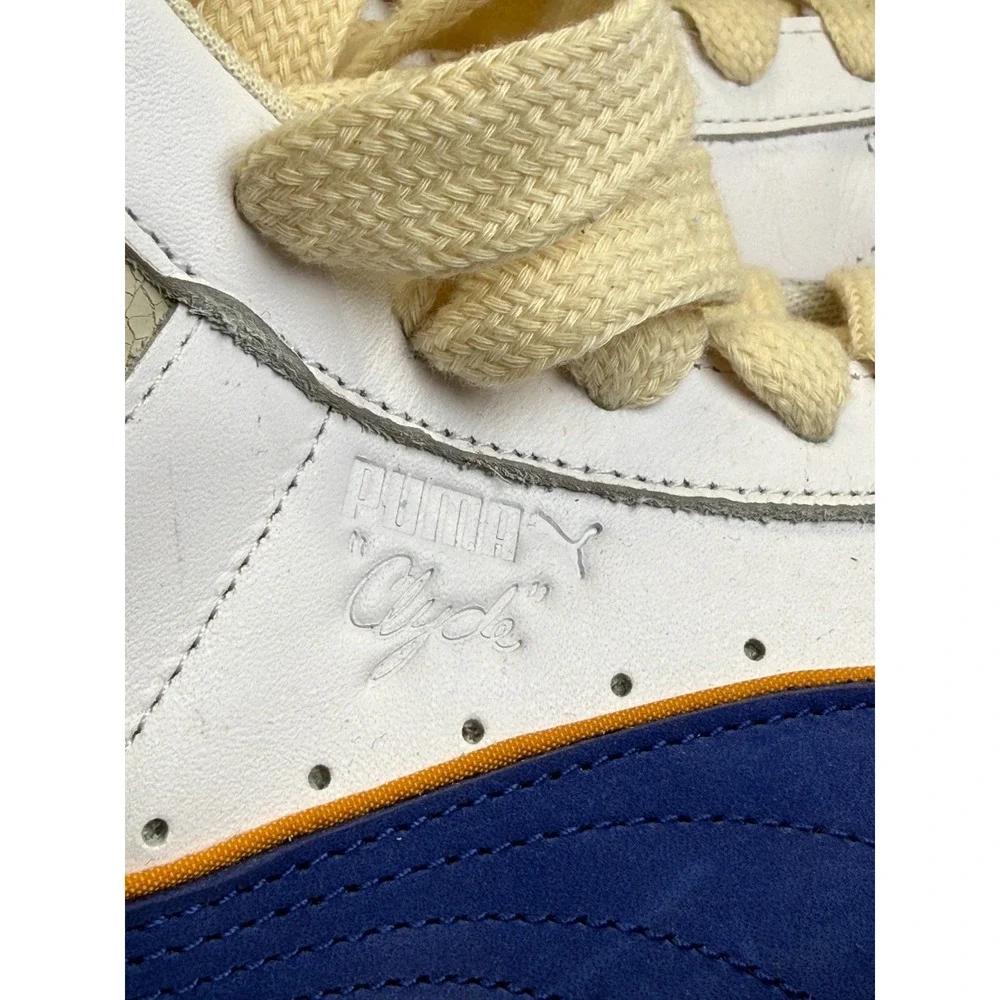 Puma Clyde Mid BBall 391335-01 Men's Sneakers 10 White New‎ York Worldwide Shoes